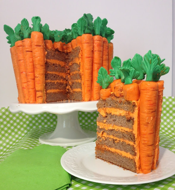 carrot cake with piece